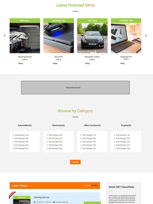 Classified Ads website | Classified Ads website development - MaMITs