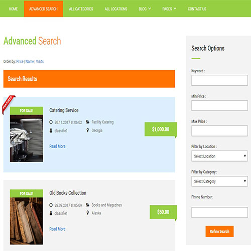 Classified Ads website | Classified Ads website development - MaMITs