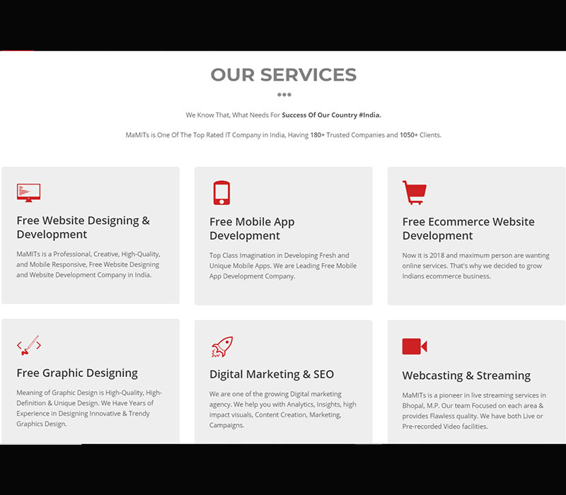 Website development company in bhopal, Madhya Pradesh - MaMITS 2 img2 MaMITs