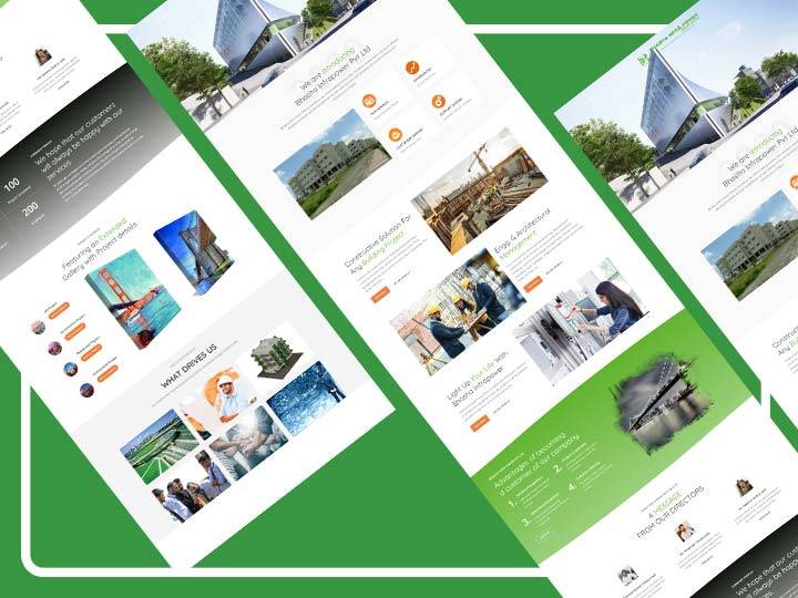 Wordpress website development company India MaMITs : Construction Company & Builder Website Development in WordPress