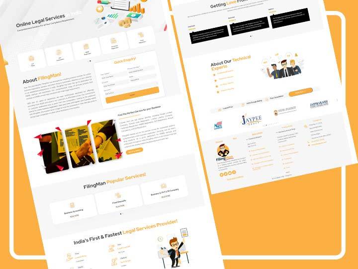 Wordpress website development company India MaMITs : Legal industries or Legal Company