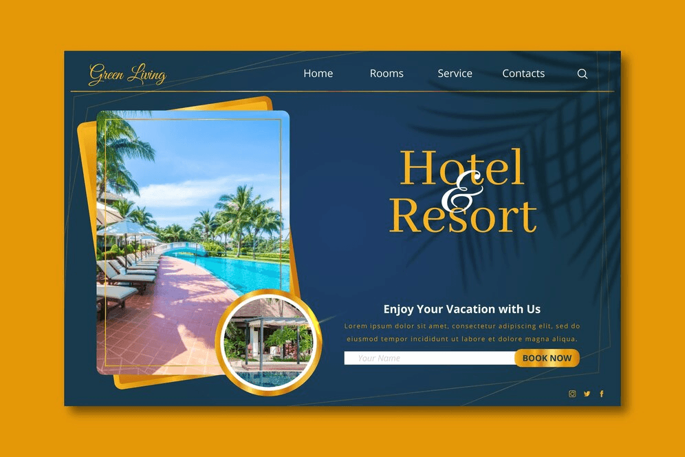 Hotel Website Design | Best Hotel Website Designing MaMITs - Hire Hotel Website Designer