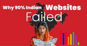 Indian website fail, Why websites fail, online success, digital marketing, success website, website marketing