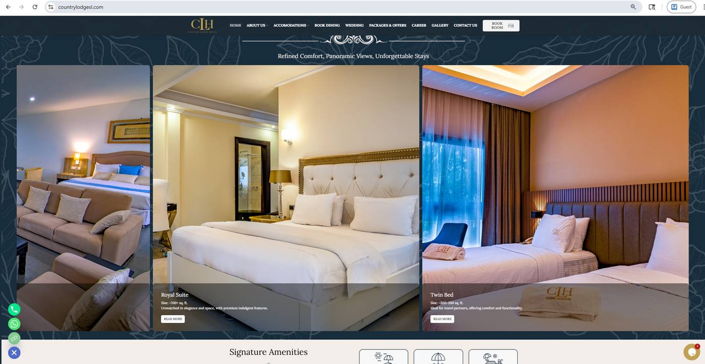 Hotel Website Design | Best Hotel Website Designing MaMITs - Hire Hotel Website Designer