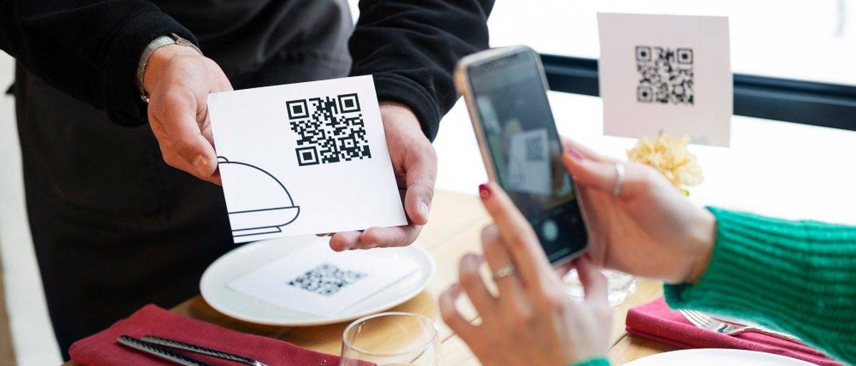 Restaurant dining room where guests order using the ScanDine QR menu