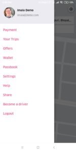 Taxi and cab booking mobile app development company in India mamits, mobile app development company in Bhopal.