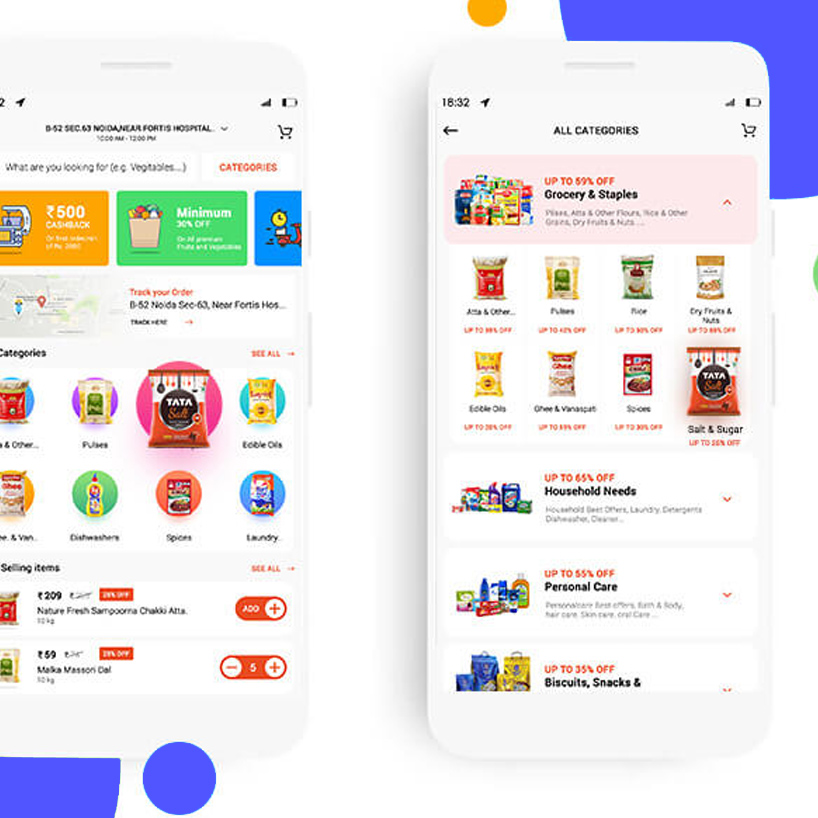 Grocery app development, Grocery app development company MaMITs