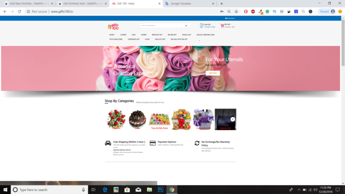 gifts 100 | Free ecommerce website design in india MaMITs