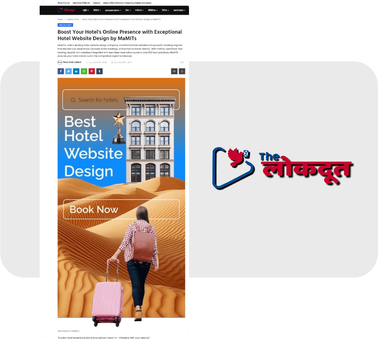 Boost Your Hotel's Online Presence with Exceptional Hotel Website Design by MaMITs Boost Your Hotel's Online Presence with Exceptional Hotel Website Design by MaMITs