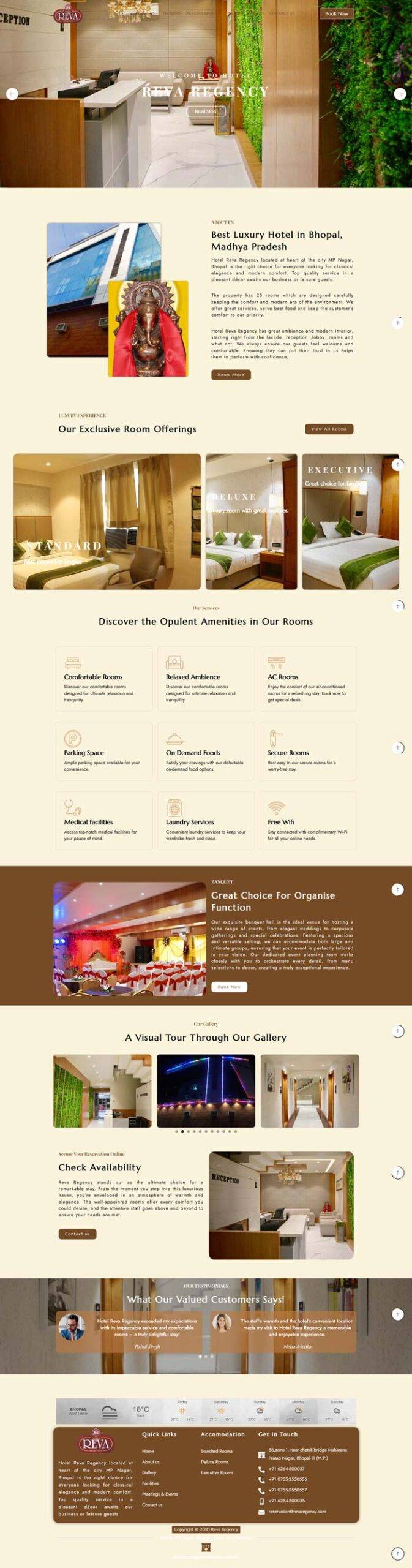Top 10 hotel website design company in india - MaMITs